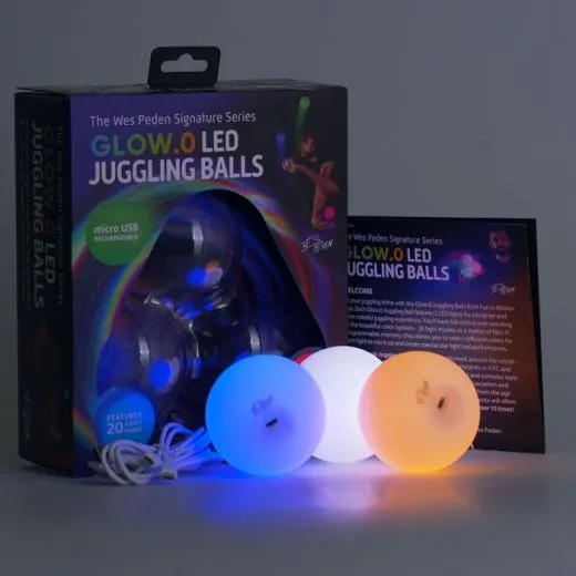 LED-Jonglierball 3er Set mit Akku incl. Ladekabel