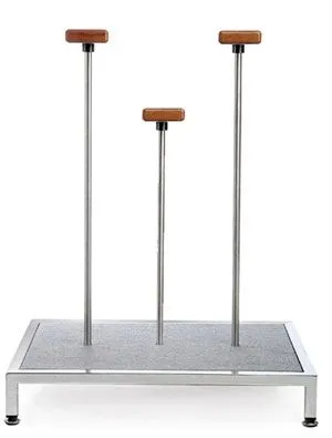 Hand-stand platform with three posts