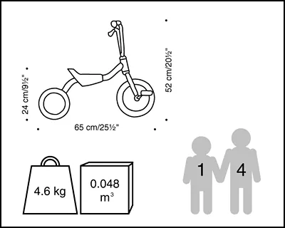 Krippendreirad klein