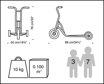 Dreirad Roller Viking