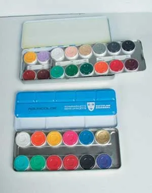 Aquacolor Schminkpalette 24er Bunt