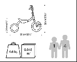 Krippendreirad klein