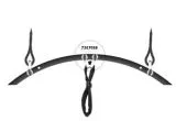 2 Safety shackles for aerial ring