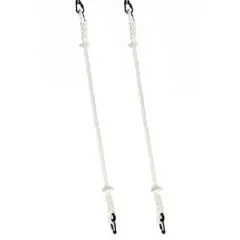 Hanging set aerial ring cotton white