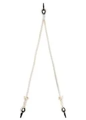 Triangle aerial ring cotton white